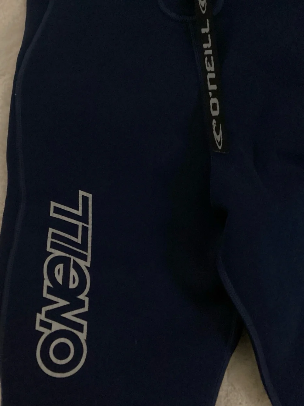 O'Neill Ladies Navy & Gray Short-Sleeve One-Piece Wetsuit